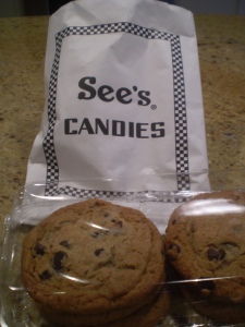 See's Candies and Chocolate Chip Cookies